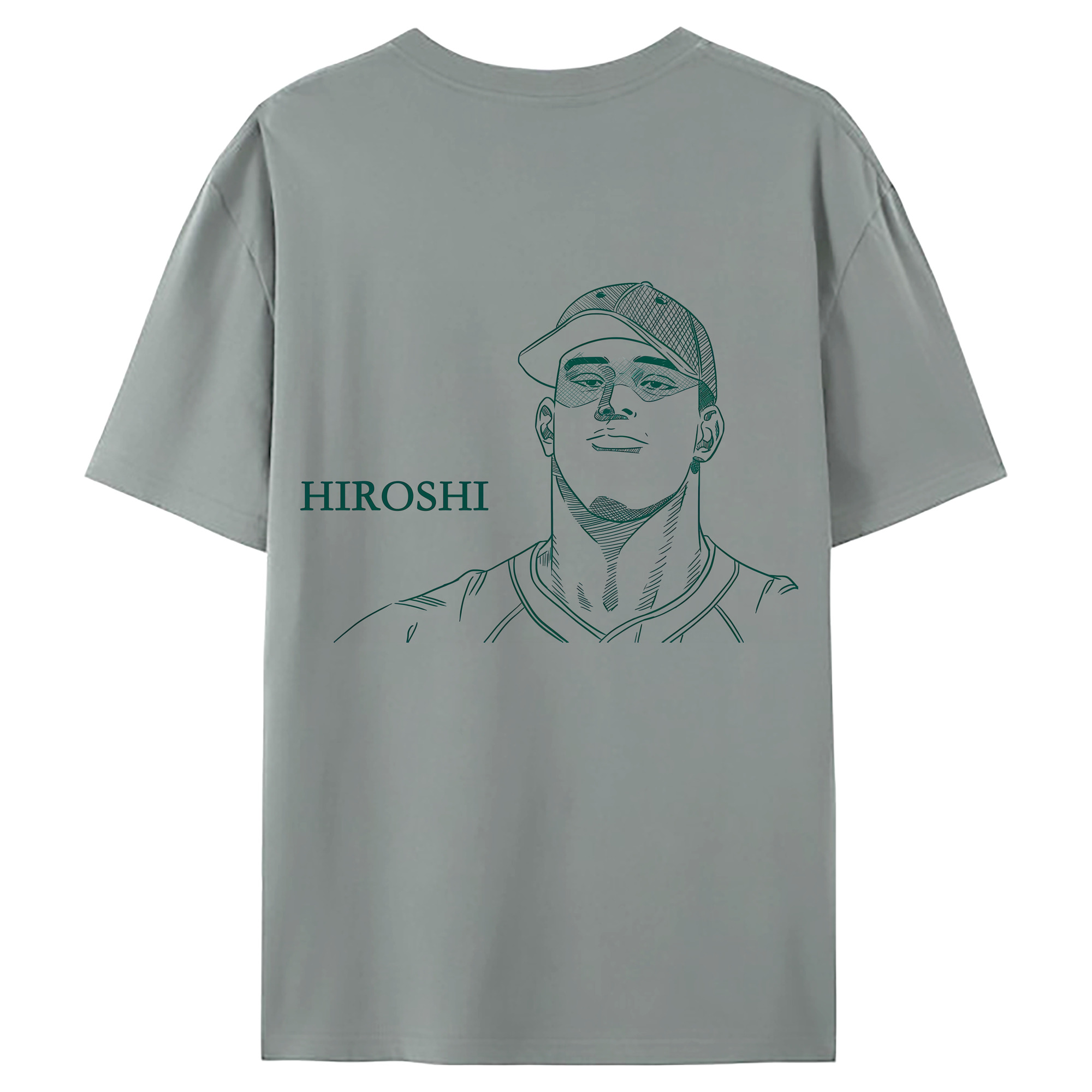 （画像用） SLAM DUNK／スラムダンク 綿100％ メンズ半袖Tシャツ（バックプリント） 通気性